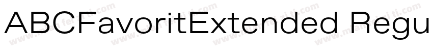 ABCFavoritExtended Regular字体转换